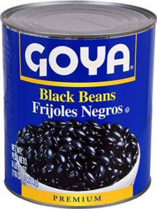 Goya Foods Black Beans, 110 Ounce (Pack of 6)