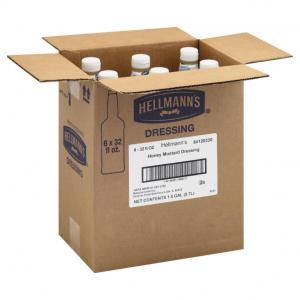 Hellmanns Blue Ribbon Collection Honey Mustard Salad Dressing, 32 Ounce -- 6 per case.