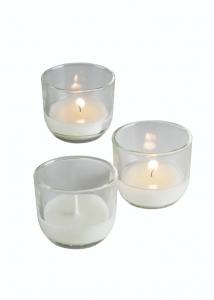 (Price/Case)Sternocandlelamp 40110 5Hr Petite Lites Clear Glass