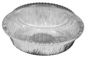 Handi Foil HFA204725WDL Round Aluminum Containers, 7" Diameter,