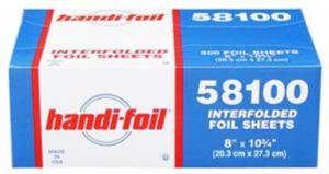 (Price/Case)Handi-Foil 58100 8 Inch Pop-Up Sheets 500
