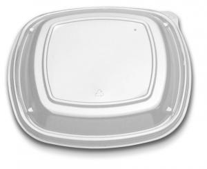 Forum Clear Plastic Low Dome Lid Only, 9 inch - 300 per case.