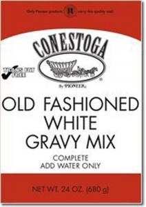 Conestoga Old Fashioned White Gravy Mix, Bulk Size Case (24 OZ, 6 Per Case)