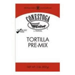Conestoga Tortilla Pre Baking Mix, Bulk Size Case (2 lb. Pouches, 12 Per Case)