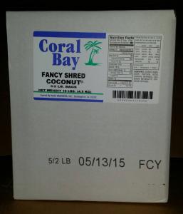 MarxCoconut Coral Bay Fancy Long Shredded Coconut, 2 Pound - 5 per case