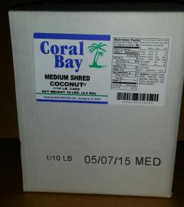 Coconut Coral Medium Shredded - 5 Case 2 Pound