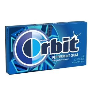 Orbit Sugar Free Peppermint Gum, 12 x 12 x 14 PC Case
