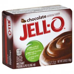 Jell-O Chocolate Instant Pudding & Pie Filling 3.9 oz (24 Pack)