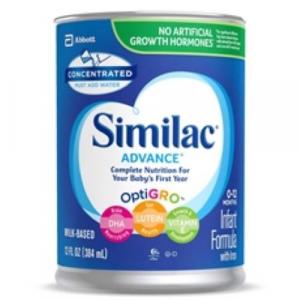 Similac Advance Infant Formula with Iron, Concentrated Liquid, 13-Fluid Ounces (384 ml) (Pack of 12)