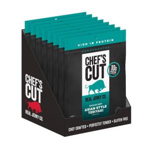 Chef'S Cut Asian Style Teriyaki Smoked Beef Jerky, Gluten Free (2.5 OZ, 8/Case)