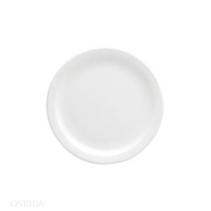 Oneida F8000000125 Buffalo Bright White Narrow Rim Plate 7 1/4&Q