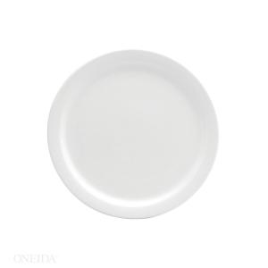 Oneida Foodservice F9000000119 Narrow Rim Dinner Plate, Set of 36, Cream White Porcelain