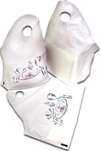 Pak-Sher Carryout Bag White 34x18.5x12, 250 Each (1 Pack)