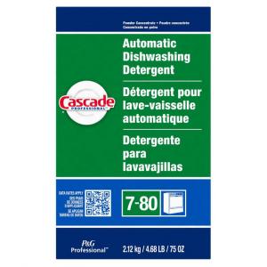 Cascade Professional Auto Dish Detergent Concentrate Powder 7-80, 75 Ounce (7 Pack)