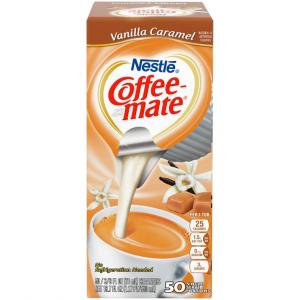 Coffee Mate Creamer Vanilla Caramel, 0.374 Fluid Ounce -- 4/case.