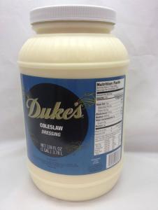 Dukes Coleslaw, 1 Gallon -- 4 per case.