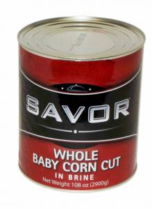Savor, Corn Cut Baby 108 oz (6 count)