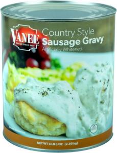 Entree Country Style Sausage Gravy,lb. 10 Can -- 6 Per Case