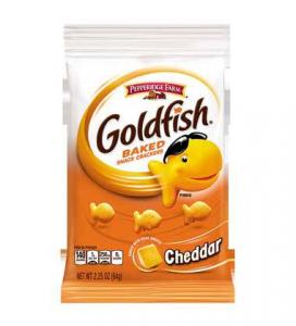 Pepperidge Farm Cheddar Goldfish Crackers, 2.25-Ounce Bags (Pack