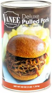Vanee Foods Deluxe Pulled Pork, 48 Ounce - 6 per case