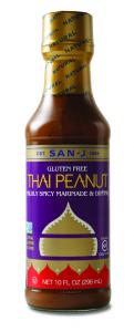 San-J Gluten Free Thai Peanut Sauce., 10 Ounce (6 Pack)