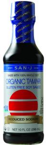 San J Organic Reduced Sodium Tamari Gluten Free Soy Sauce (10 Fl.Oz, 6 Per Case)