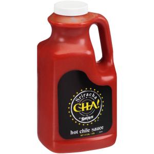 Sriracha Cha! Texas Pete Hot Chile Sauce, Plastic Jugs (5 Gallon, 4 Per Case)