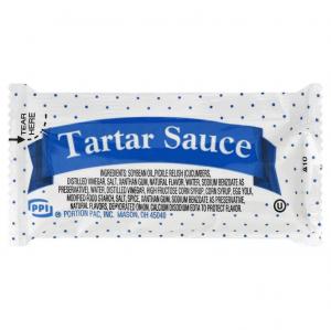 Ppi Single Serve Tartar Sauce, Bulk Size Carton Box (12 Gram Packets, 200 Packs)