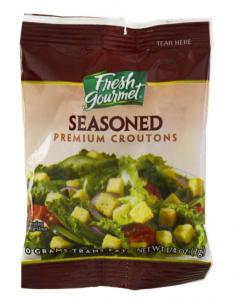 Fresh Gourmet Premium Croutons, Seasoned, 0.25 Ounce (2 Pack50)