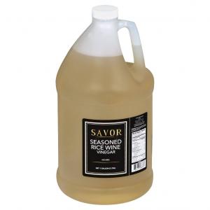 Savor Seasoned Rice Wine Vinegar 1 Gallon , 4 per case