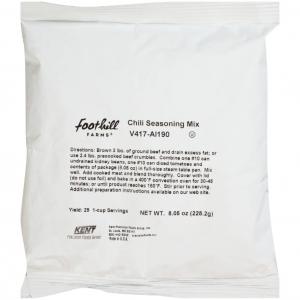 Foothill Farms Chili Seasoning Mix, 8.05 Ounce -- 6 per case.