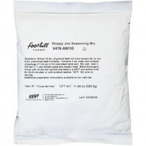 Foothill Farms Sloppy Joe Seasoning Mix, 11.44 Ounce -- 6 / case.