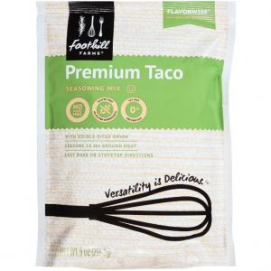 (Price/Case)Foothill Farms V411-D9190 Seasoning Mix Taco Premium