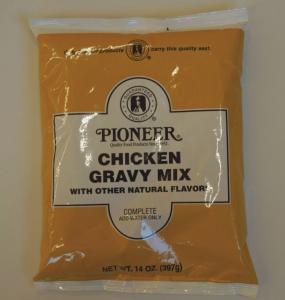 Pioneer Chicken Gravy Mix With Other Natural Flavores (14 OZ, 6 Per Case)