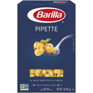 Barilla Pasta, Pipette, 16 Ounce (Pack of 12)
