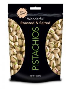 Wonderful Roasted and Salted Pistachio, 8 Ounce -- 10 per case.
