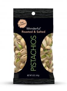 Wonderful Roasted and Salted Pistachio, 5 Ounce -- 24 per case.