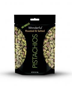 Wonderful Pistachios No Shell Roasted & Salted Pistachios, 10 x 6 oz Case