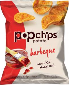 Popchip - Potato Chips All Natural Barbeque - 0.8 oz. [Pack of 24]