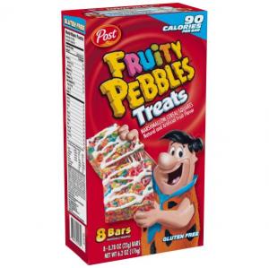 Post Fruity Pebbles Treats - 8 pieces per pack - 8 packs per case