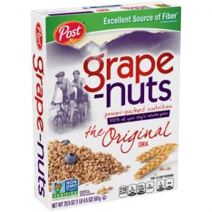 Post Grape-Nuts The Original Non-GMO Cereal 20.5 oz. Box (12 Pk)