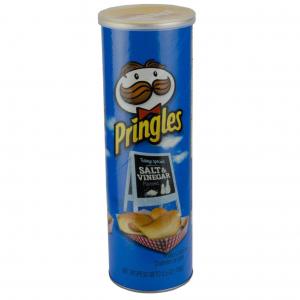 Pringles Salt and Vinegar Crisps, 5. 5 Ounce -- 14 per case.