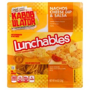 Kraft Oscar Mayer Lunchable Cheese Dip and Salsa Nacho, 4.4 Ounc