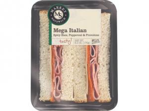 Deli Express Italian Mega Wedge Sandwich, Ready-To-Eat (6 OZ, 8 Per Case)