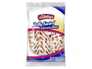 Mrs.Freshleys Jelly Swirl Honey Bun 4oz 6count (PACK OF 9)