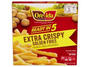Heinz Ore Ida Extra Crispy Golden Fries, French Fried Potatos (4.25 Oz, 12 Pack)
