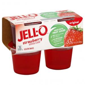 Jell O Ready To Eat Strawberry Gelatin 13.5oz (PACK OF 6)