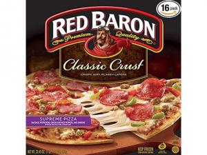 Red Baron Supreme Classic Crust Pizza 23.45oz (PACK OF 16)