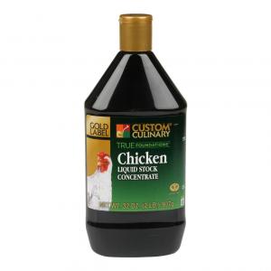 Custom Gold Label Stock Concentrate Chicken Liquid 2lbs (Pk OF 6)