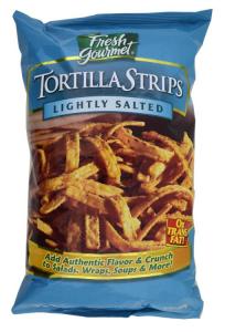 Fresh Gourmet Salad Toppings Tortilla Strips, 16-Ounce Units (Pack of 10)